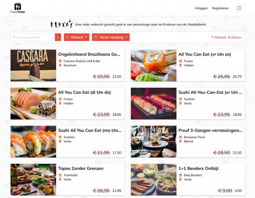 Een nieuw platform voor happhapp