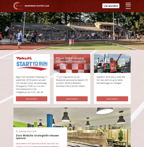 Een nieuwe website en sponsor voor HAC Helmond!